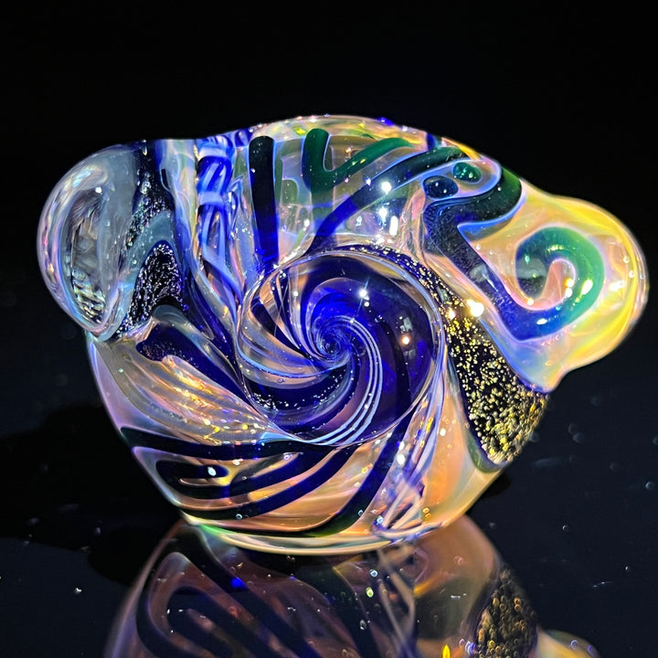 Molten Twisted Chaos Spoon Glass Pipe Molten Imagination   