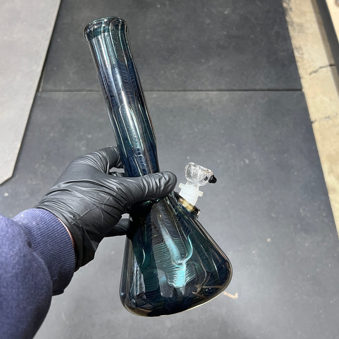 11" Sea Ice Beaker Bong Glass Pipe Mary Jane's Glass