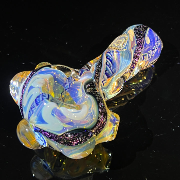 Molten Twisted Chaos Spoon Glass Pipe Molten Imagination   