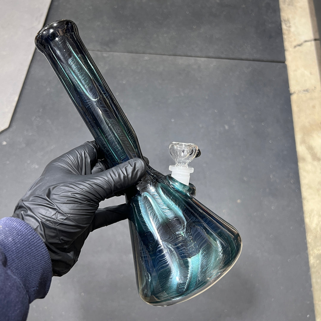 11" Sea Ice Beaker Bong Glass Pipe Mary Jane's Glass