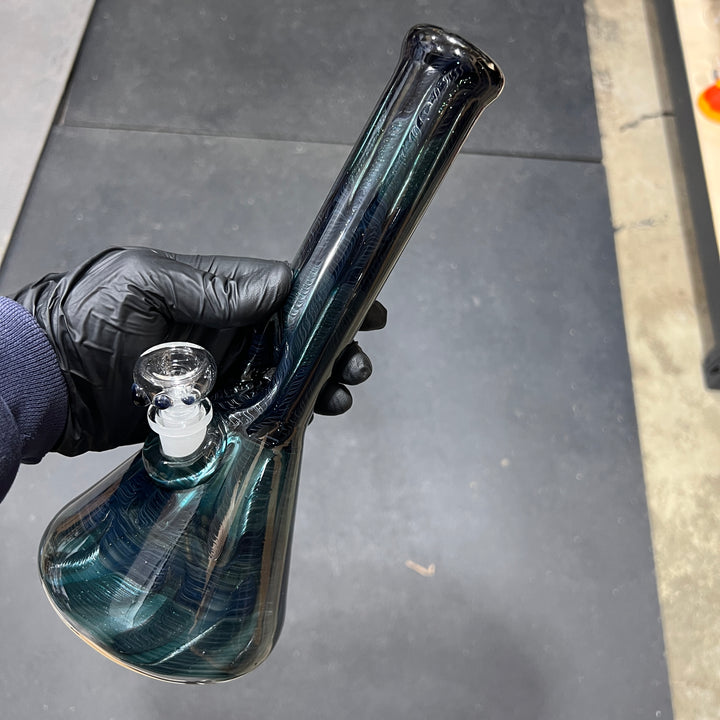 11" Sea Ice Beaker Bong Glass Pipe Mary Jane's Glass