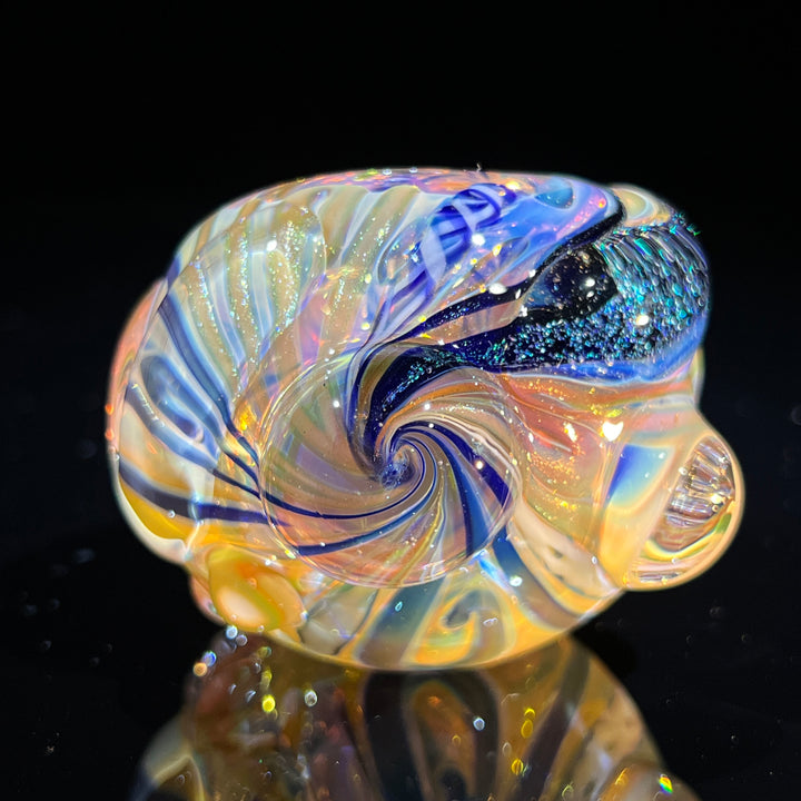 Molten Twisted Chaos Spoon Glass Pipe Molten Imagination   