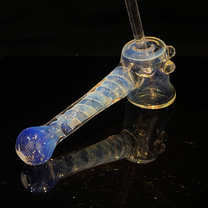 Silver Fumed Hash Hammer Glass Pipe Crondo Glassics   