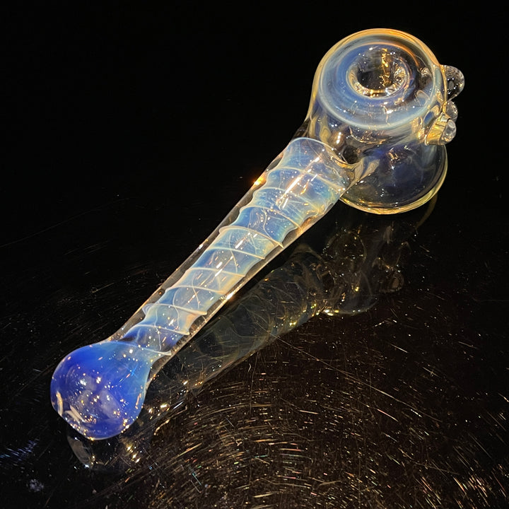 Silver Fumed Hash Hammer Glass Pipe Crondo Glassics   