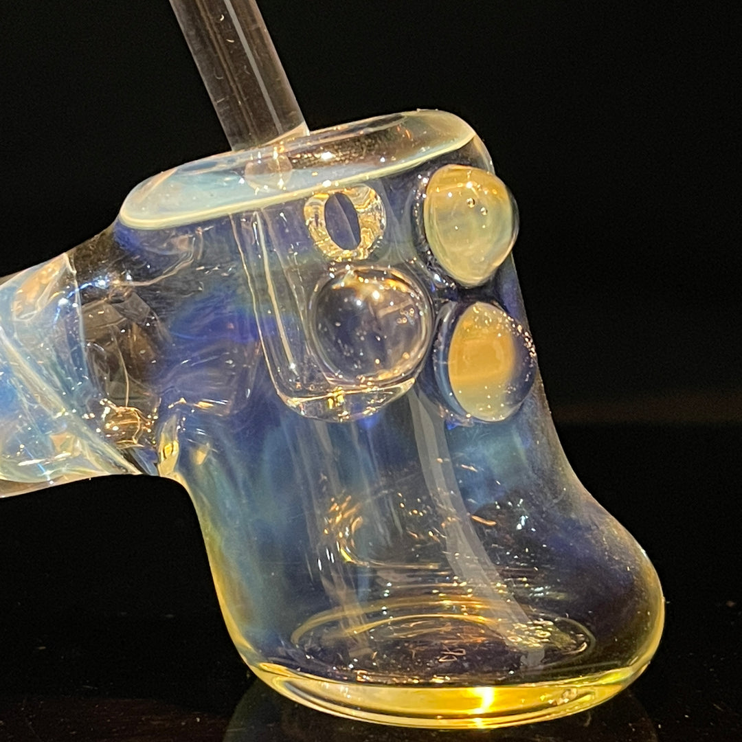 Silver Fumed Hash Hammer Glass Pipe Crondo Glassics   