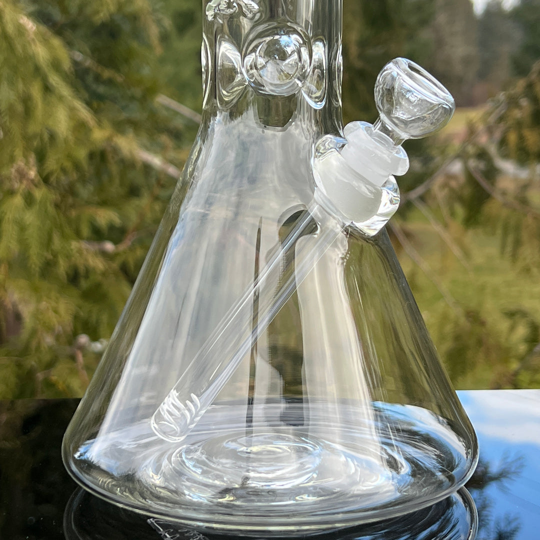 15" PNW Beaker Bong Glass Pipe Mary Jane's Glass