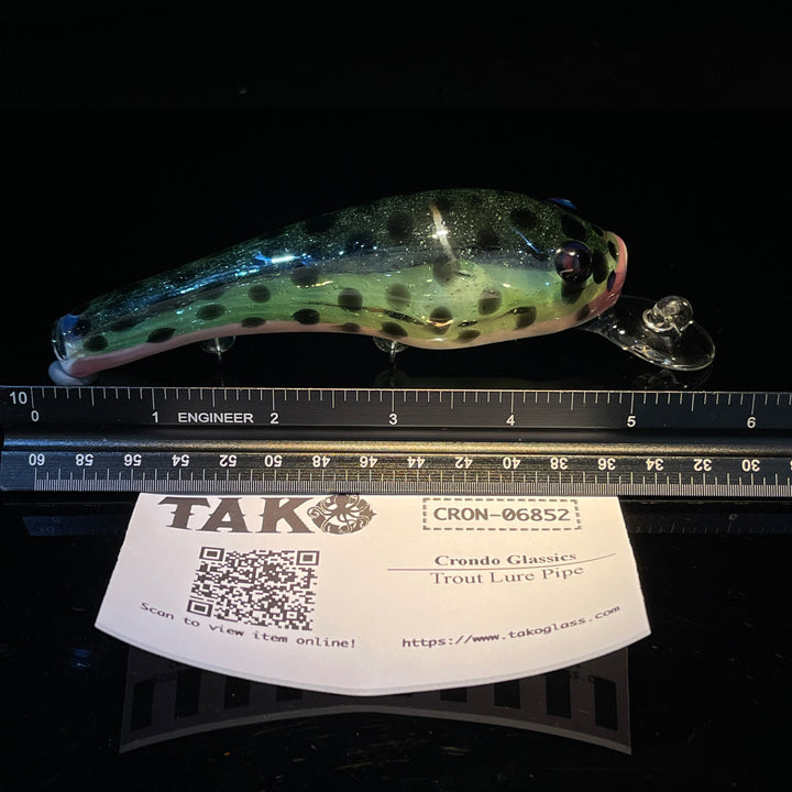 Trout Lure Pipe Glass Pipe Crondo Glassics   