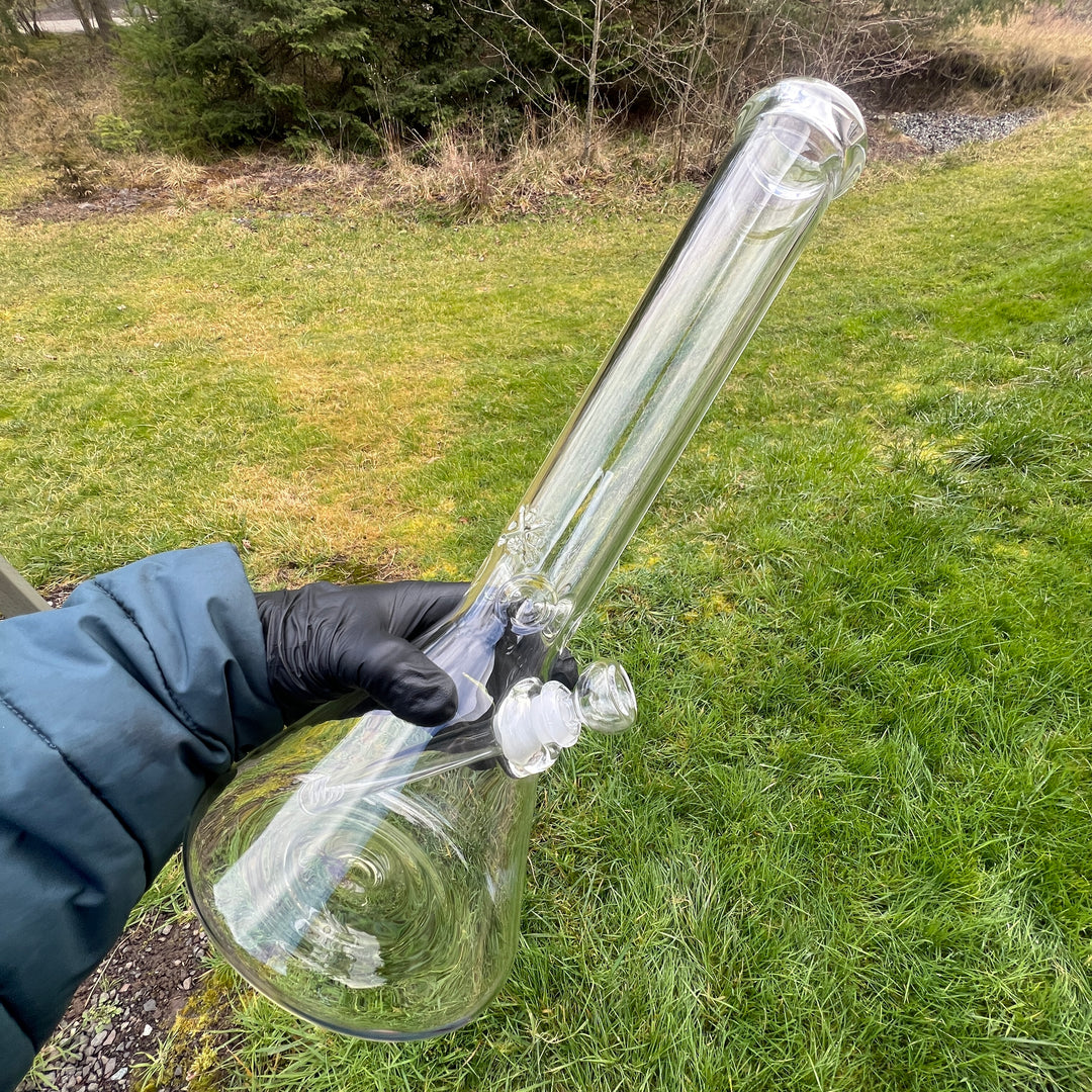 15" PNW Beaker Bong Glass Pipe Mary Jane's Glass