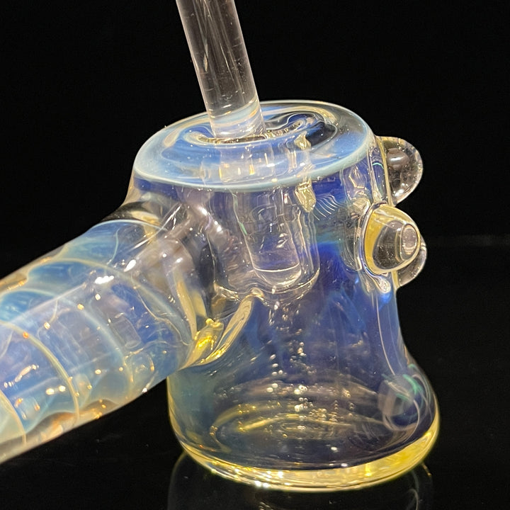 Silver Fumed Hash Hammer Glass Pipe Crondo Glassics   