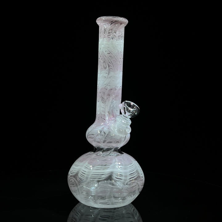 11" Double Bubble Full Color Rake Bong Glass Pipe Mary Jane's Glass