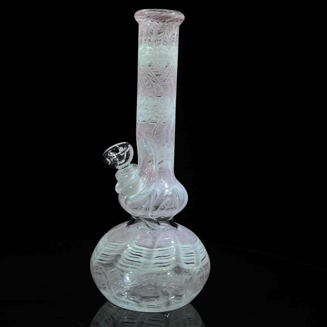 11" Double Bubble Full Color Rake Bong Glass Pipe Mary Jane's Glass