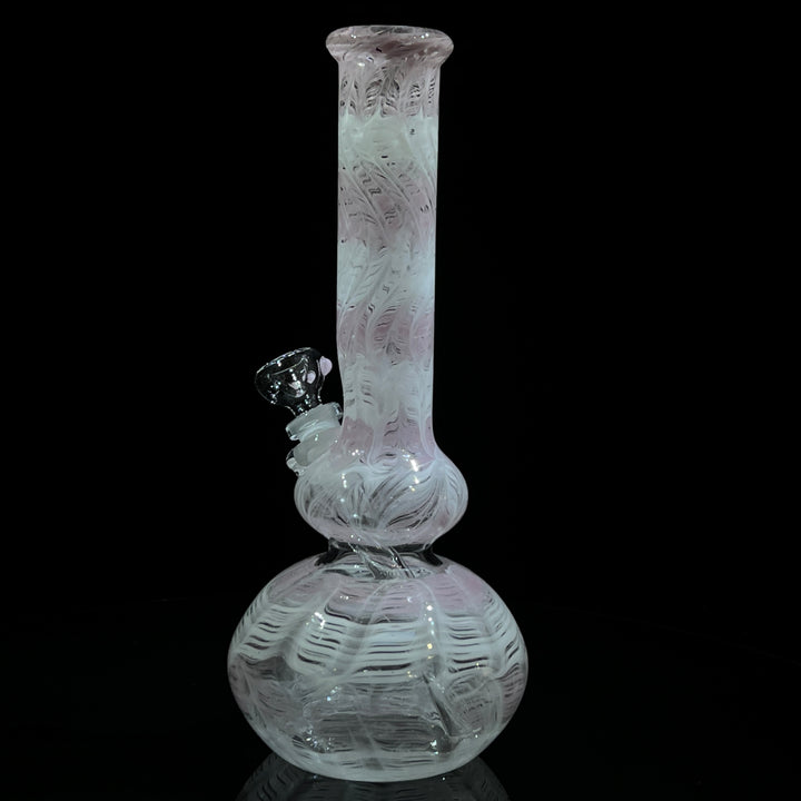 11" Double Bubble Full Color Rake Bong Glass Pipe Mary Jane's Glass