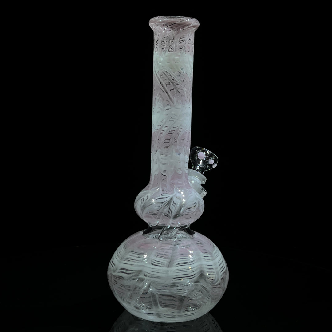 11" Double Bubble Full Color Rake Bong Glass Pipe Mary Jane's Glass