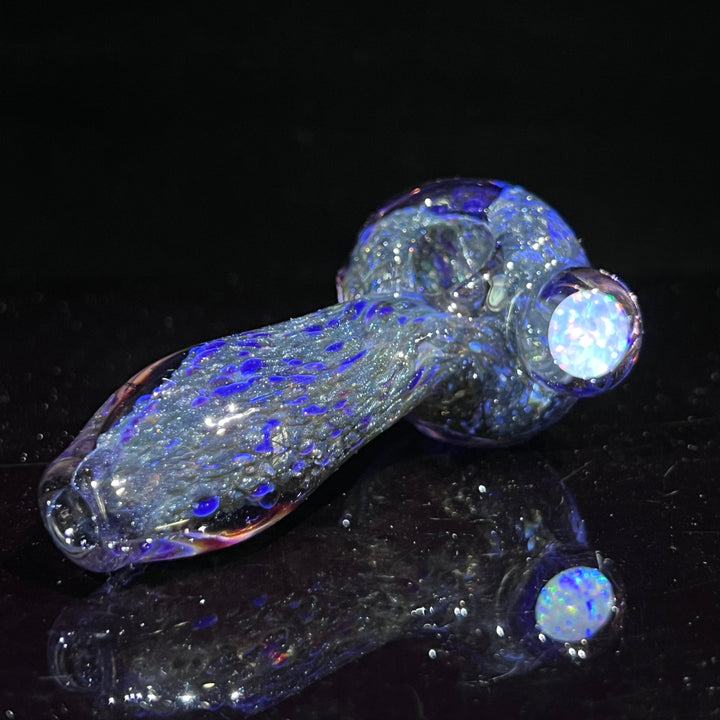 Black Plasma Opal Coin Glass Pipe Glass Pipe Tako Glass   