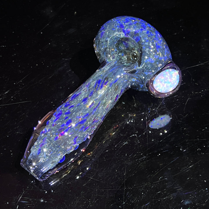 Black Plasma Opal Coin Glass Pipe Glass Pipe Tako Glass   