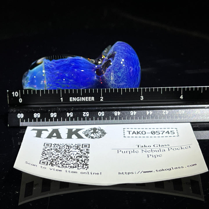 Purple Nebula Pocket Pipe Glass Pipe Tako Glass   