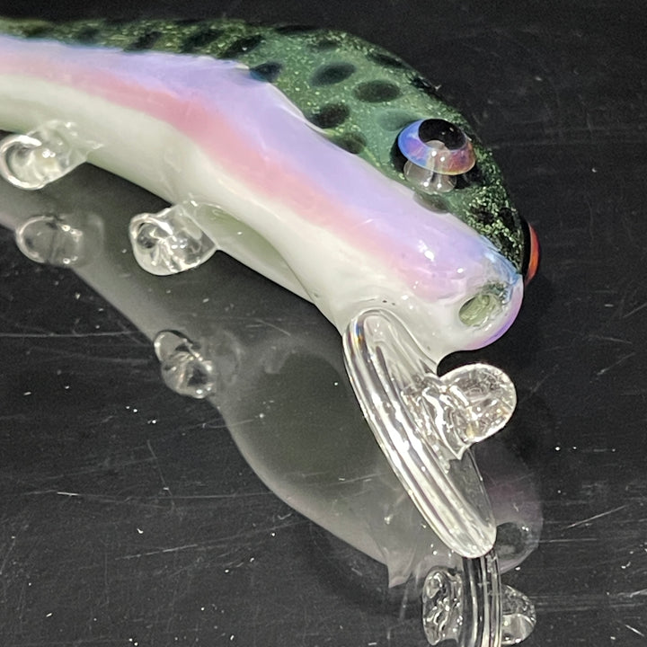 Trout Lure Pipe Glass Pipe Crondo Glassics   