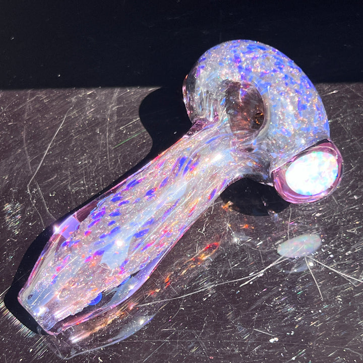 Black Plasma Opal Coin Glass Pipe Glass Pipe Tako Glass   