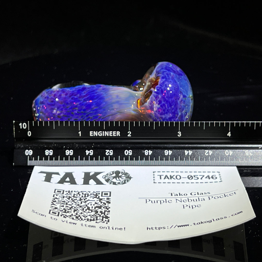 Purple Nebula Pocket Pipe Glass Pipe Tako Glass   