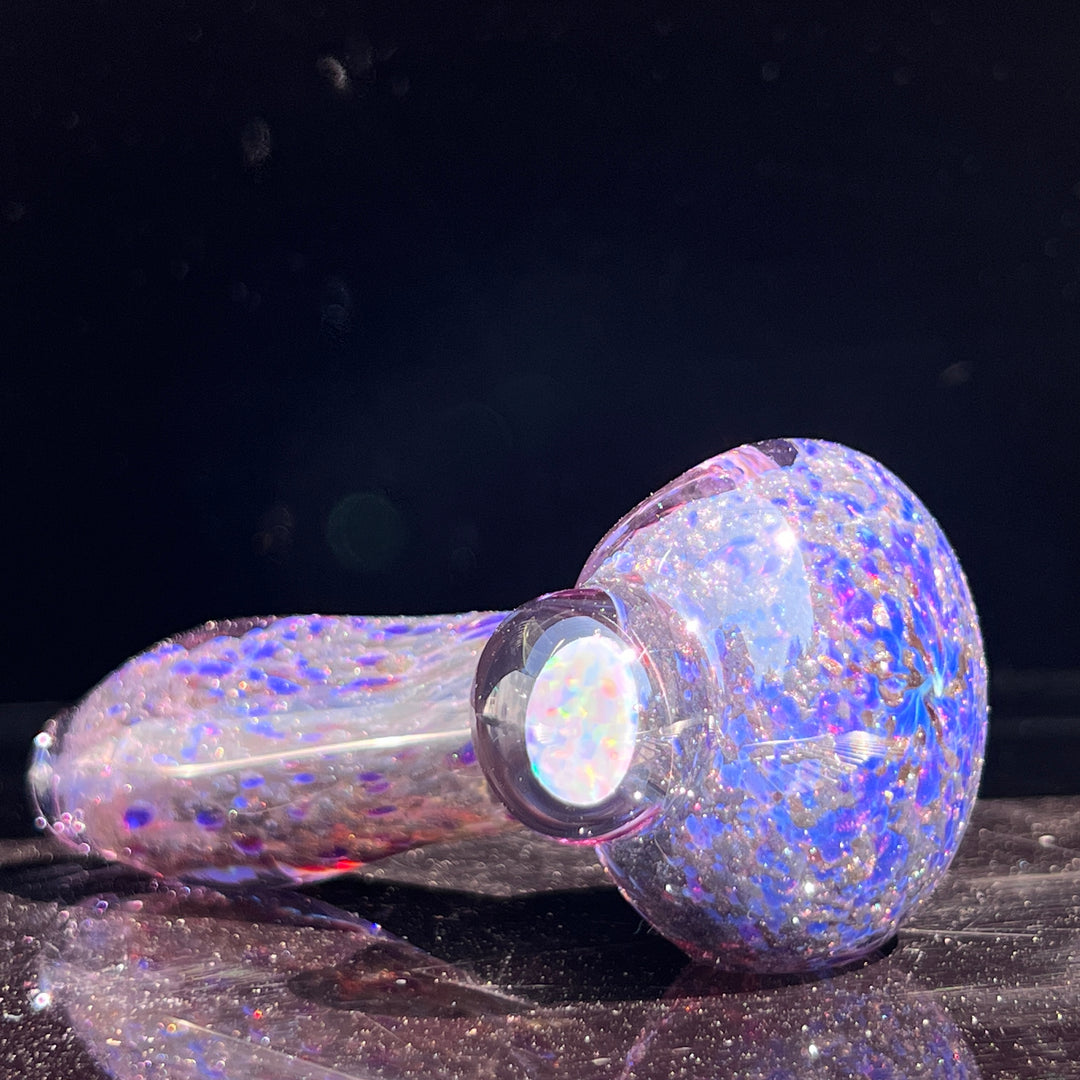 Black Plasma Opal Coin Glass Pipe Glass Pipe Tako Glass   