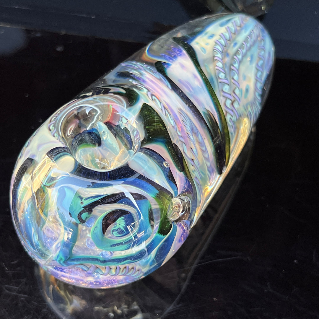 XL Inside Out Egg Spoon Glass Pipe Avant Garde   