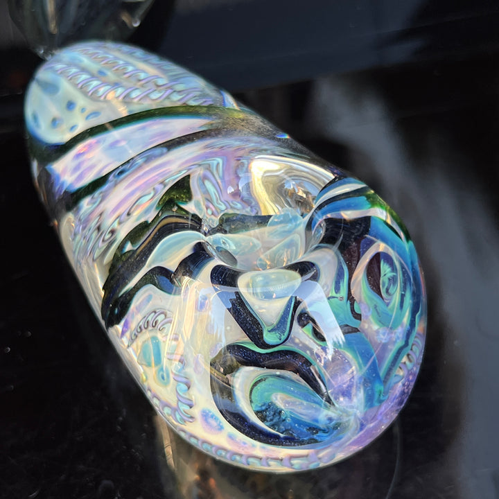 XL Inside Out Egg Spoon Glass Pipe Avant Garde   