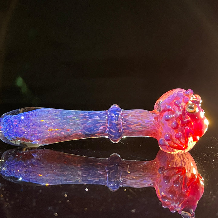 Purple Magic Frog Spoon Glass Pipe Beezy Glass   