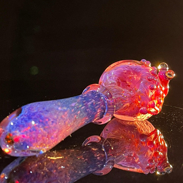 Purple Magic Frog Spoon Glass Pipe Beezy Glass   