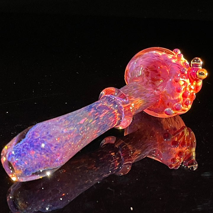 Purple Magic Frog Spoon Glass Pipe Beezy Glass   