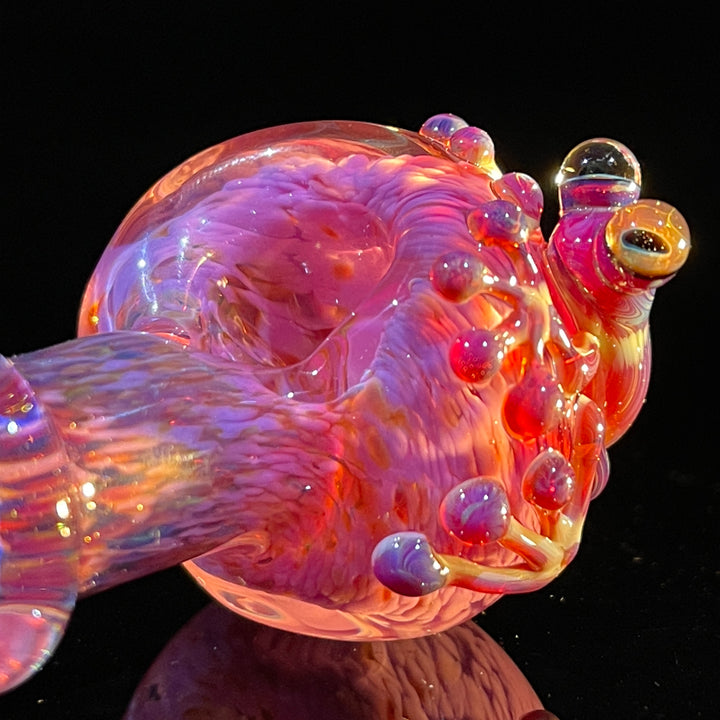 Purple Magic Frog Spoon Glass Pipe Beezy Glass   