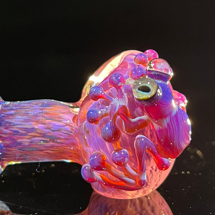 Purple Magic Frog Spoon Glass Pipe Beezy Glass   