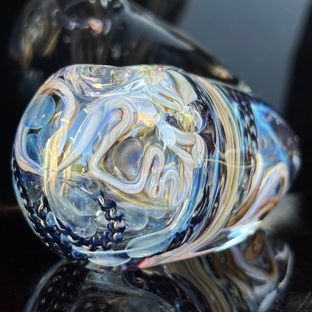 XL Inside Out Egg Spoon Glass Pipe Avant Garde   