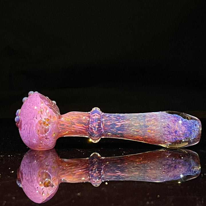 Purple Magic Frog Spoon Glass Pipe Beezy Glass   