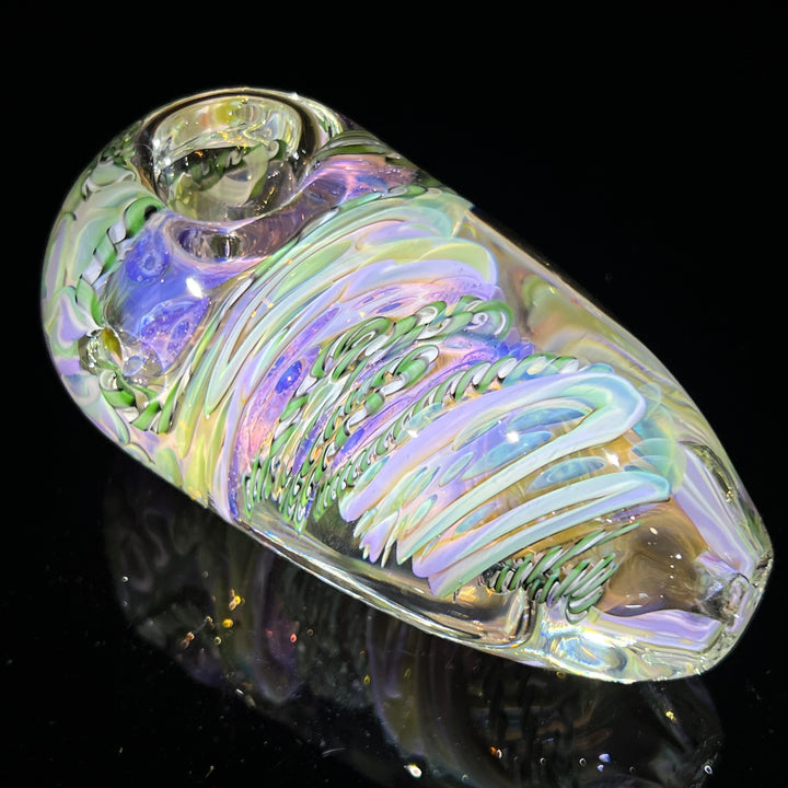 XL Inside Out Egg Spoon Glass Pipe Avant Garde   