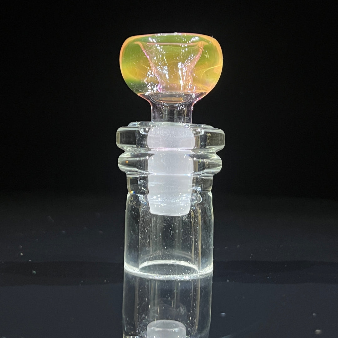 9" Fumed Squiggle Beaker Bong Glass Pipe Mary Jane's Glass