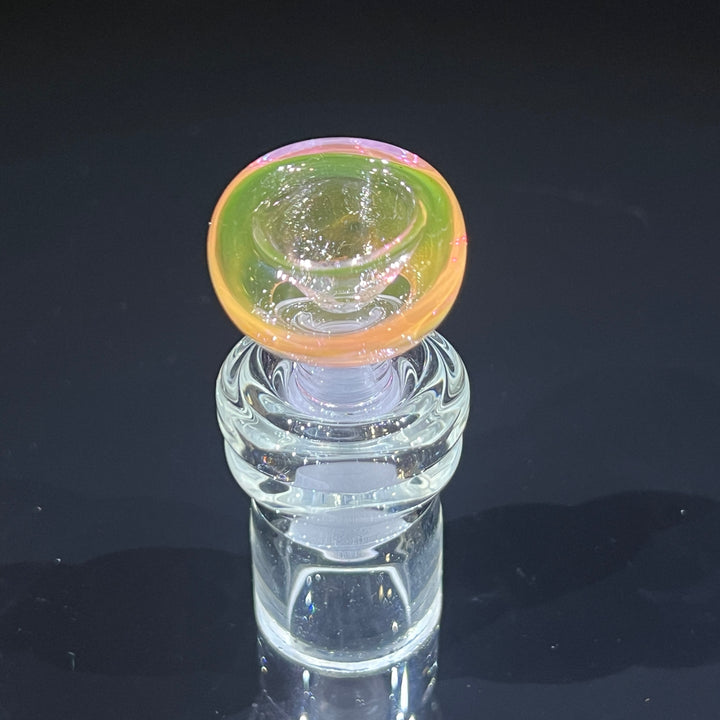 9" Fumed Squiggle Beaker Bong Glass Pipe Mary Jane's Glass