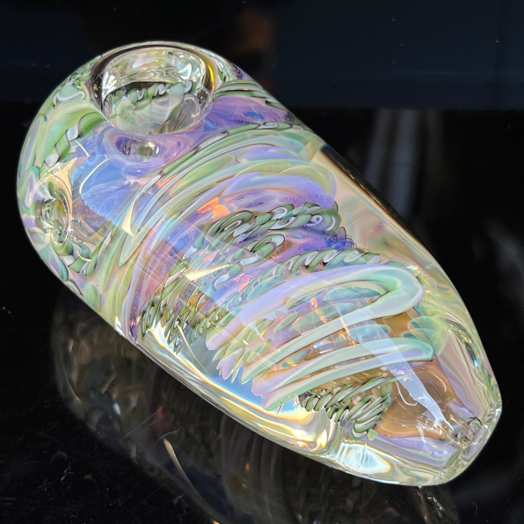 XL Inside Out Egg Spoon Glass Pipe Avant Garde   