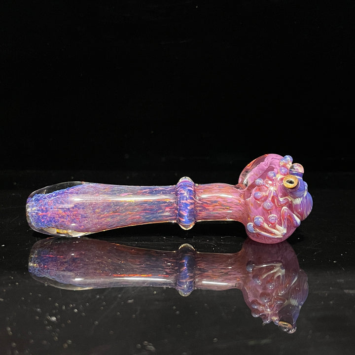 Purple Magic Frog Spoon Glass Pipe Beezy Glass   