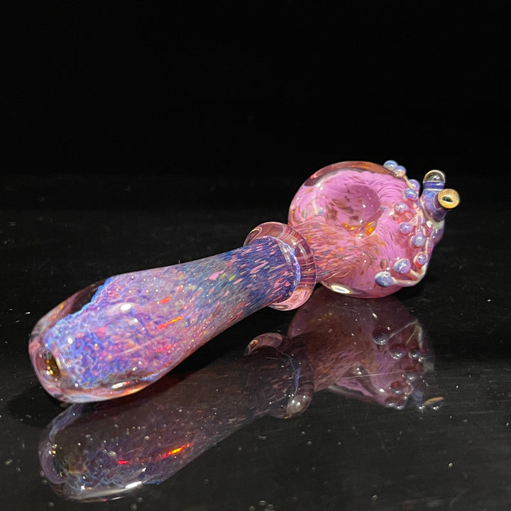 Purple Magic Frog Spoon Glass Pipe Beezy Glass   