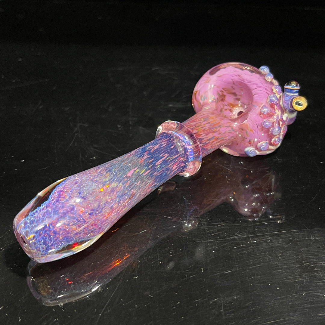 Purple Magic Frog Spoon Glass Pipe Beezy Glass   