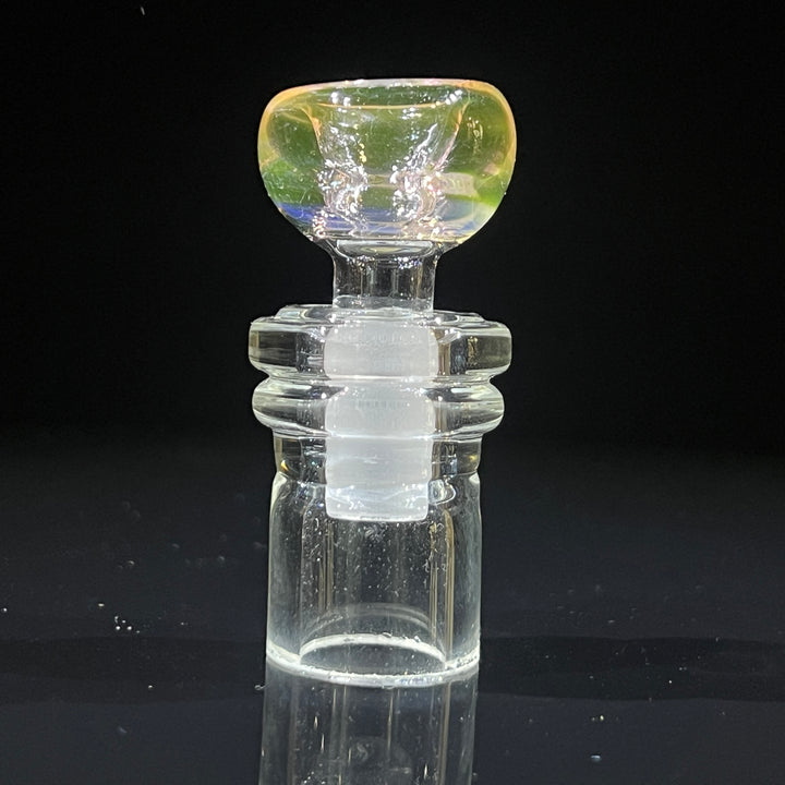 9" Fumed Squiggle Straight Bong Glass Pipe Mary Jane's Glass