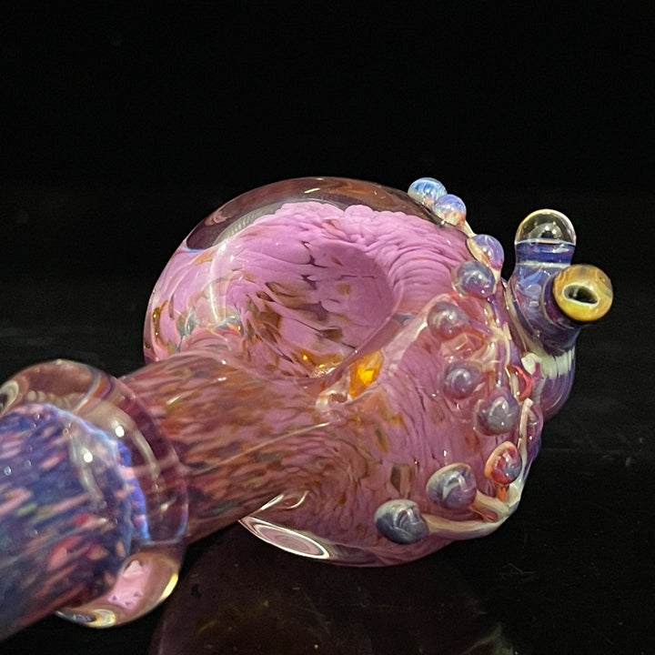 Purple Magic Frog Spoon Glass Pipe Beezy Glass   