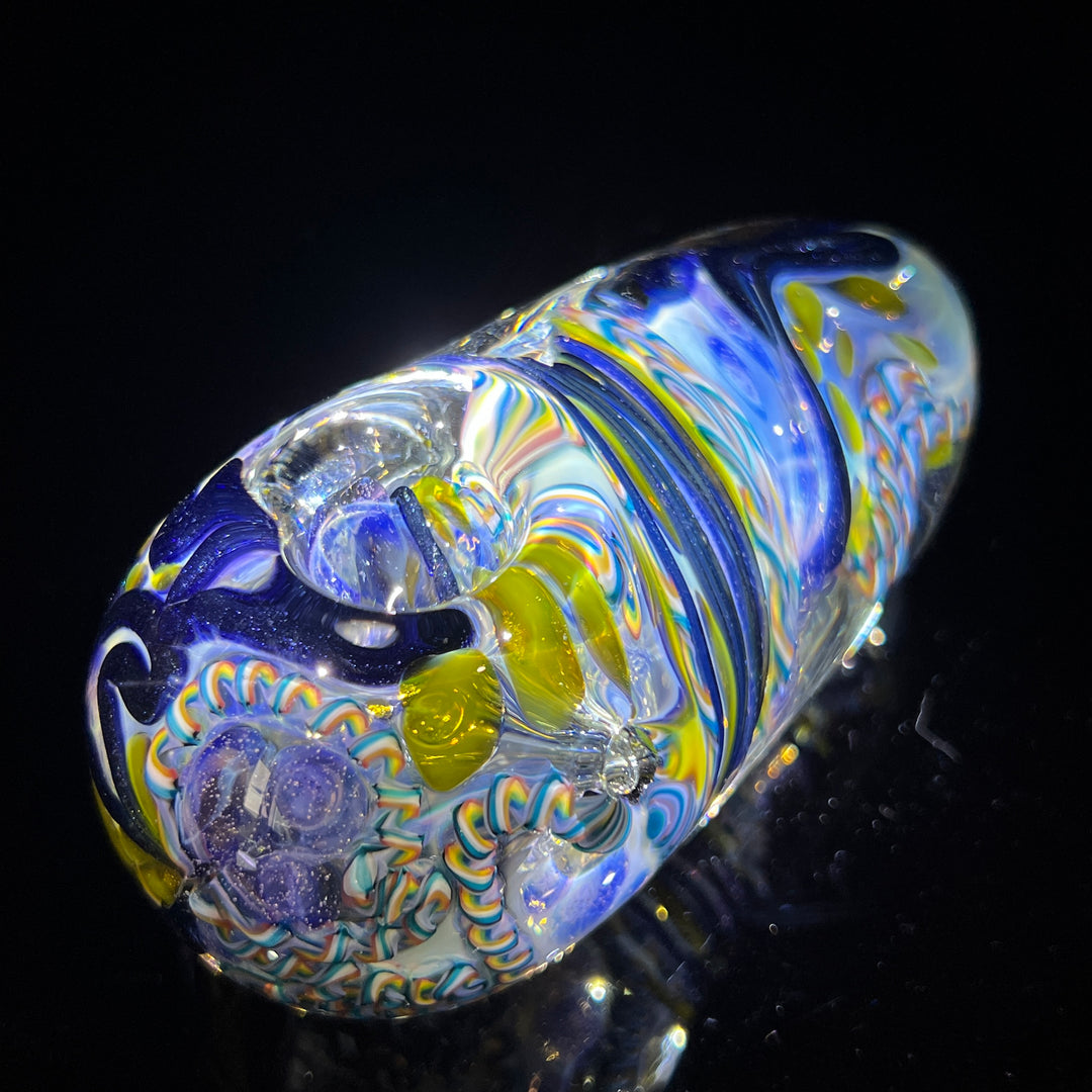 XL Inside Out Egg Spoon Glass Pipe Avant Garde   