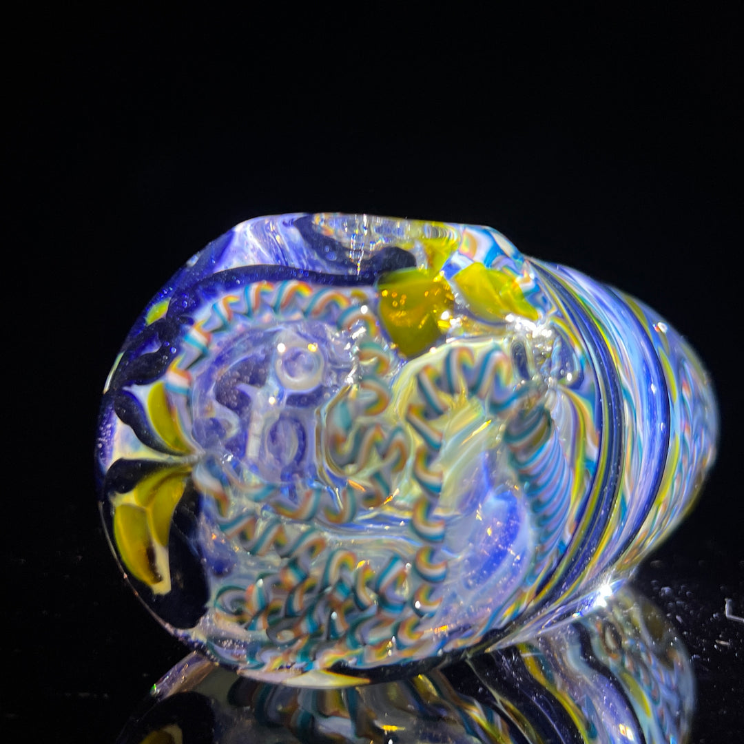 XL Inside Out Egg Spoon Glass Pipe Avant Garde   