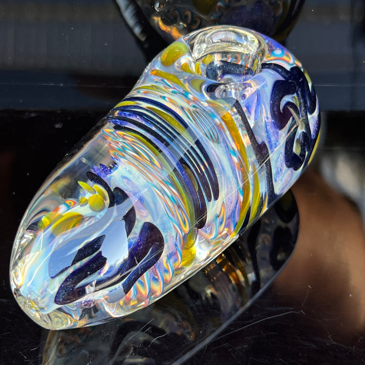 XL Inside Out Egg Spoon Glass Pipe Avant Garde   