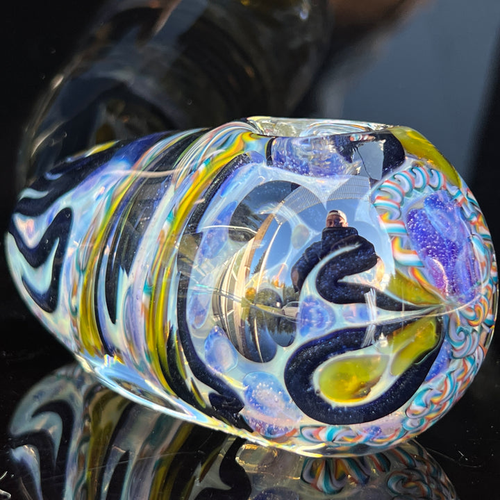 XL Inside Out Egg Spoon Glass Pipe Avant Garde   