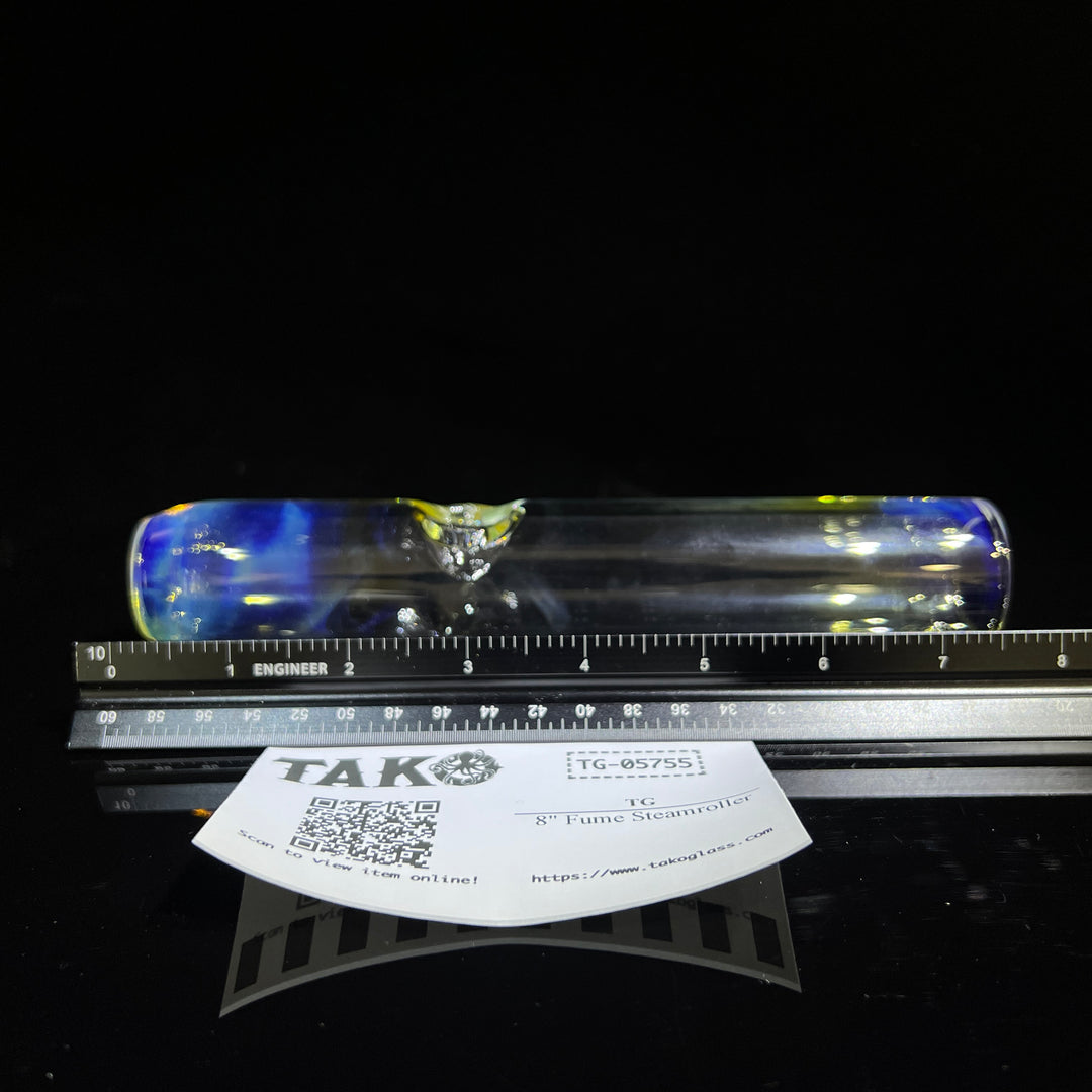 8" Fume Steamroller Glass Pipe TG   