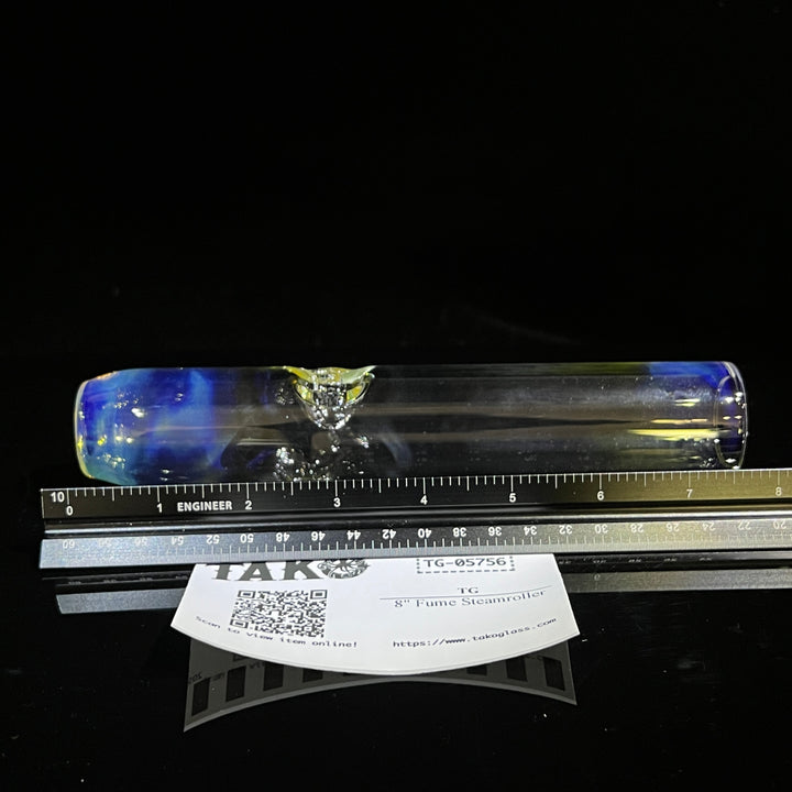 8" Fume Steamroller Glass Pipe TG   