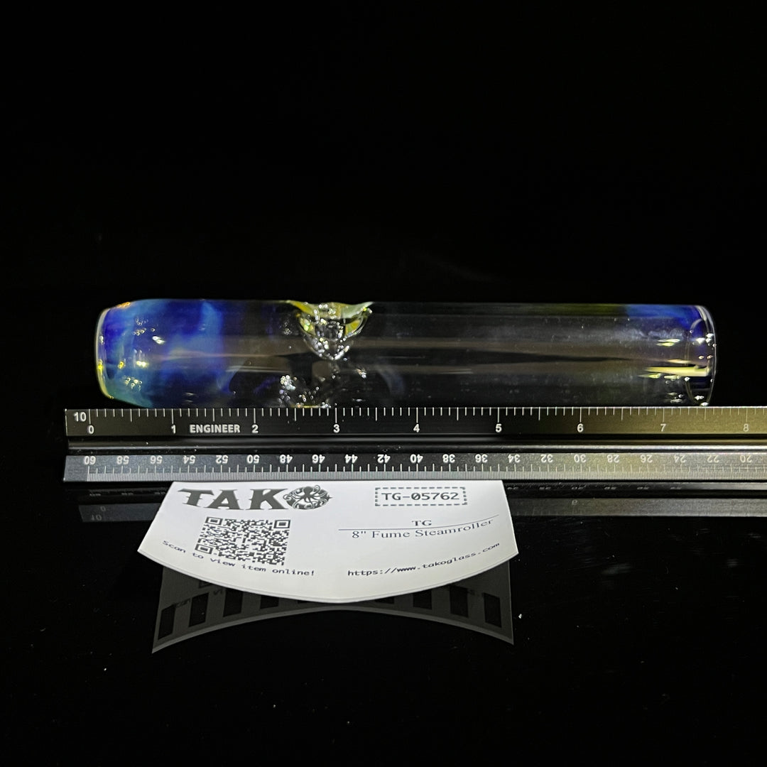 8" Fume Steamroller Glass Pipe TG   