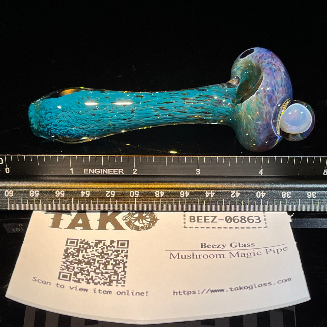 Mushroom Magic Pipe Glass Pipe Beezy Glass   